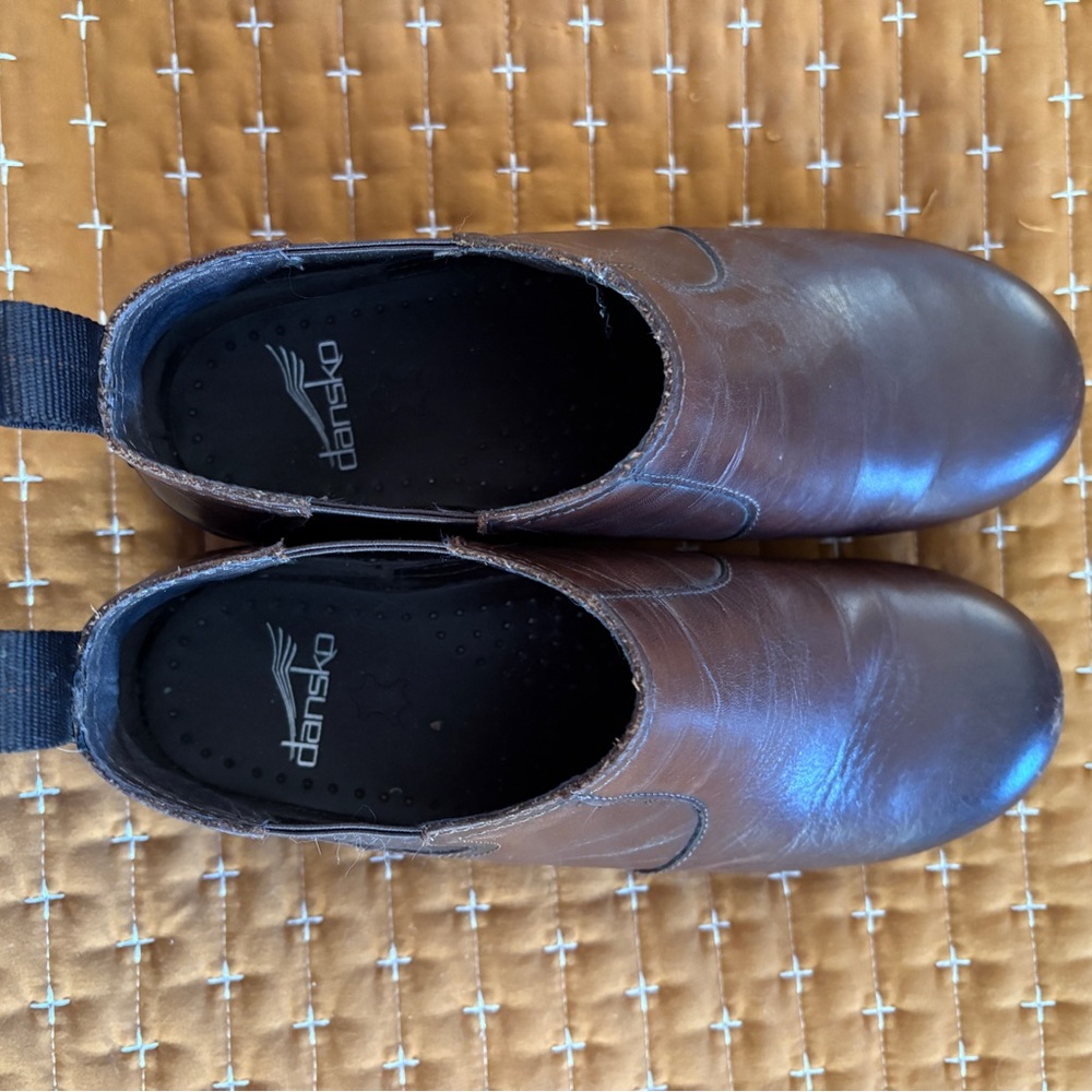 Dansko Chestnut Leather Loafers